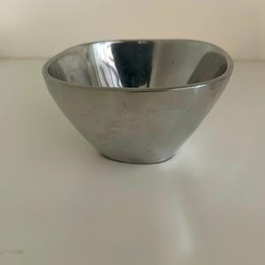 Pottery barn silver bowl